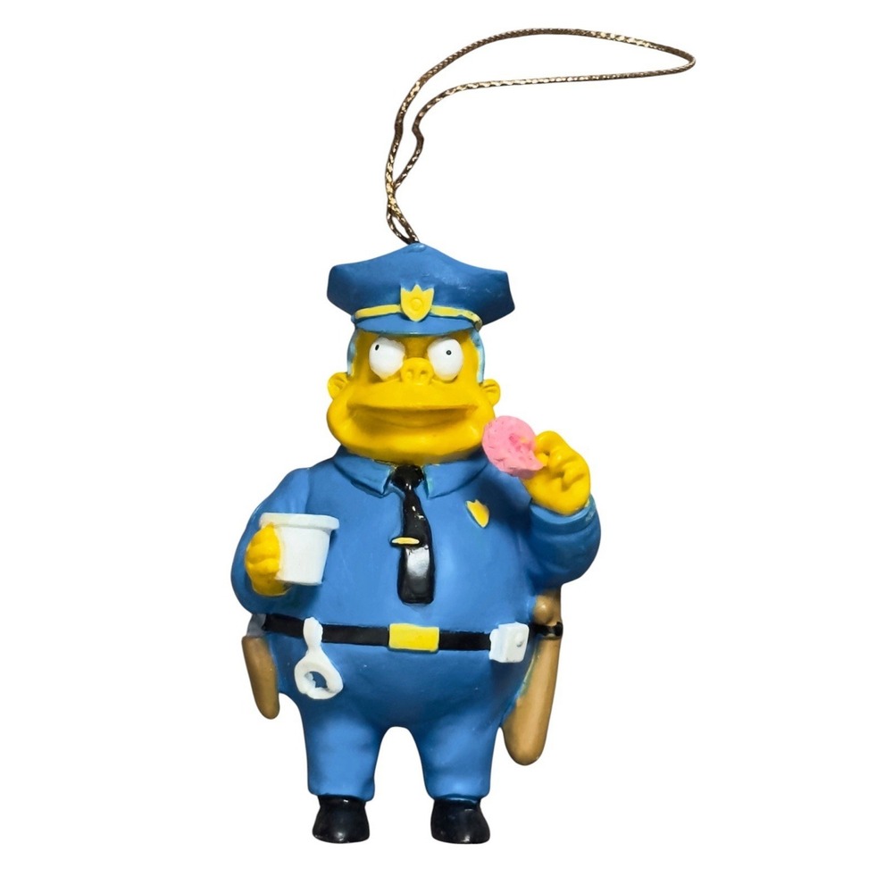 2002 The‎ Simpsons Chief Wiggum Vintage Christmas Ornament